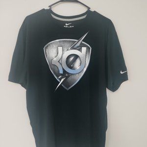 Men's X Large T Shirt Nike Dri Fit Black Kevin Durant